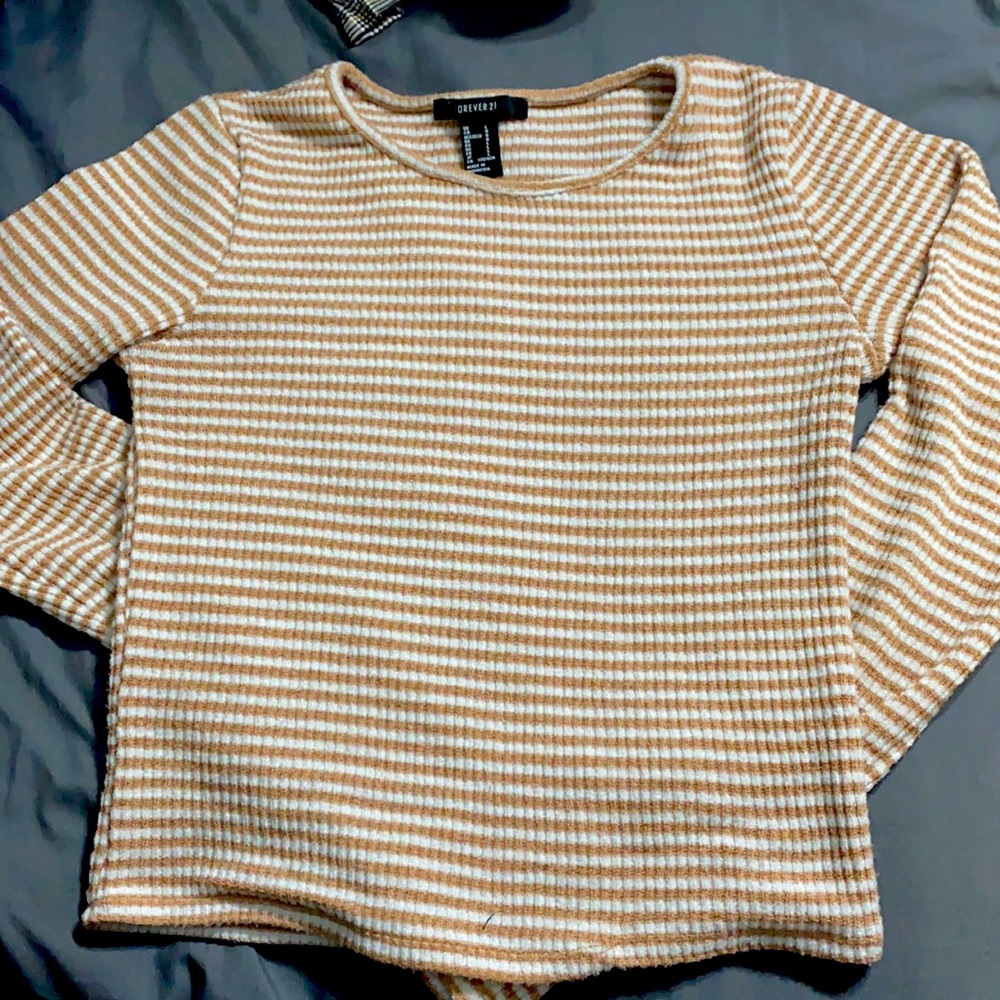 Long sleeve stripped shirt